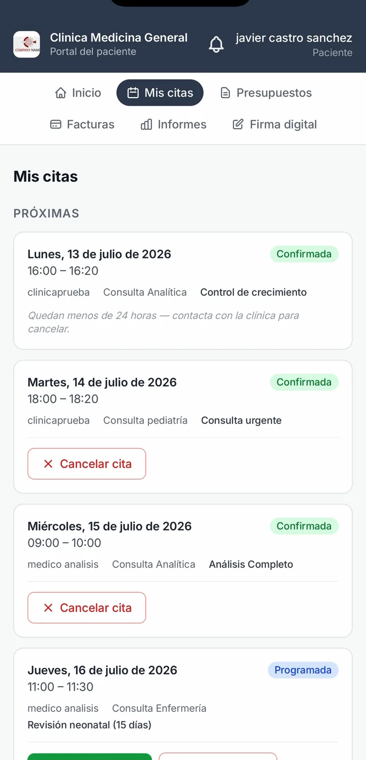 Portal con el plan a mano